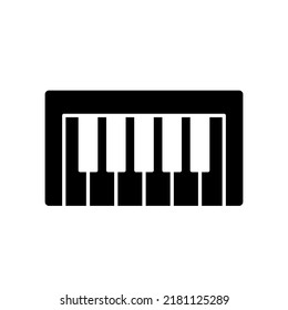 Illustration Vector Graphic of Piano icon template design