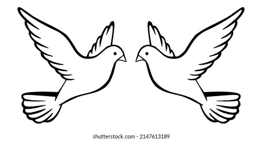 Illustration Vector Graphic of Pigeon Icon