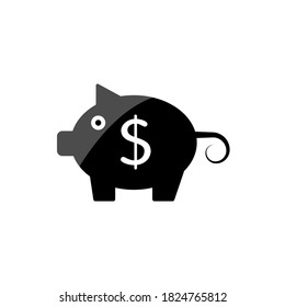 Illustration Vector graphic of piggi bank icon