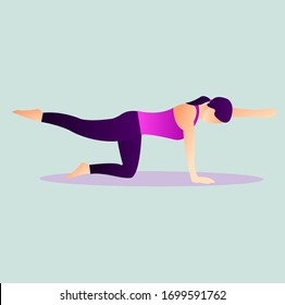 Pilates Cartoon Images Stock Photos Vectors Shutterstock