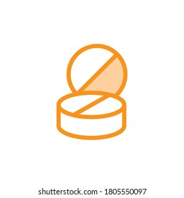 Illustration Vektorgrafik der Pille Symbol. Geeignet für Medizin, Arzneimittel, Vitamin, Behandlung etc.