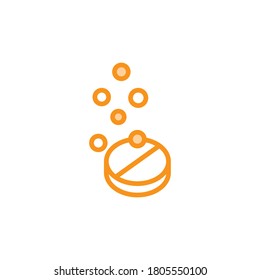 Illustration Vector graphic of pill icon. Fit for medicine, drug, vitamin, treatment etc.