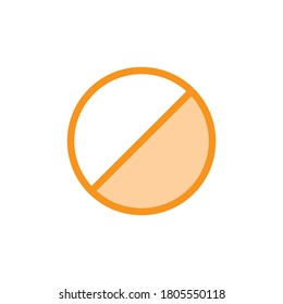 Illustration Vector graphic of pill icon. Fit for medicine, drug, vitamin, treatment etc.
