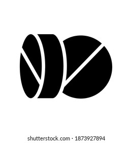 Illustration Vector graphic of pill icon