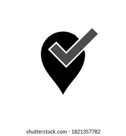 
Ilustración Gráfico vectorial del icono de ubicación del pin