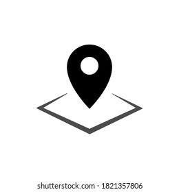
Illustration Vector graphic of pin location icon
