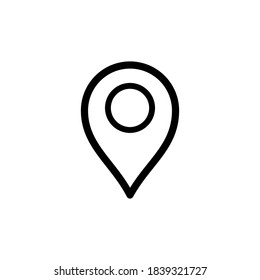 Illustration Vector graphic of pin location icon