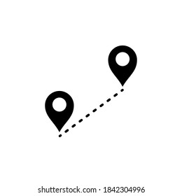 Illustration Vector graphic of pin location icon