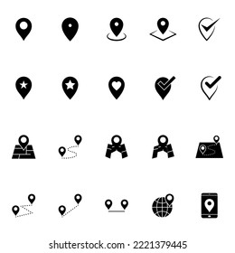 Illustration Vector Graphic of Pin  Location icon