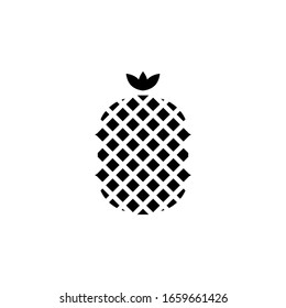 illustration vector graphic of pineapple icon. perfect for pattern objects design, any design element and any purposes.