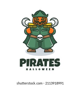 Illustration vector graphic of Pirates, good for logo design