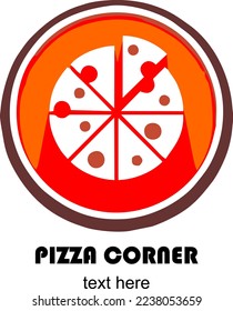 illustration vector graphic of pizza icon, for decoration, menu, lists, book, etc