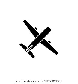 Illustration Vector graphic of plane icon