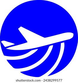 illustration vector graphic of plane icon