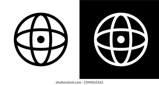 Illustration Vector Graphic of Planets, Atoms, Solar System