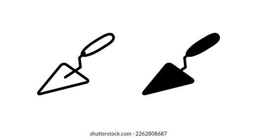 Illustration Vector Graphic of PlasteringTrowel Construction icon design template