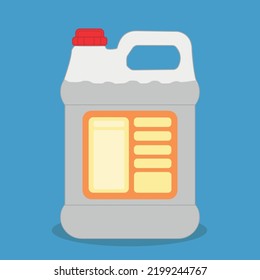 Illustration vector graphic of plastic jerrycan 