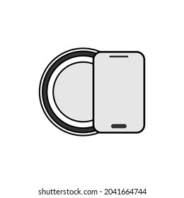 Illustration Vector Graphic of Plate Application Logo. Perfect to use for Food Company