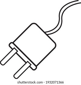 Illustration vector graphic of plug. Suitable symbols in rooms, electricity, electronics and more