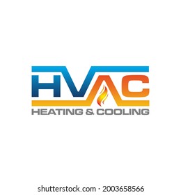 Illustration vector graphic of plumbing, heating, and cooling service logo design template