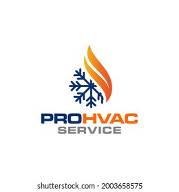 Illustration vector graphic of plumbing, heating, and cooling service logo design template