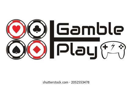 illustration vector graphic of poker chip design logo, perfect for game, sport, poker, card, gamble, entertaiment, etc.