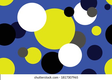 Gráfico vectorial de ilustración del patrón de puntos de polka