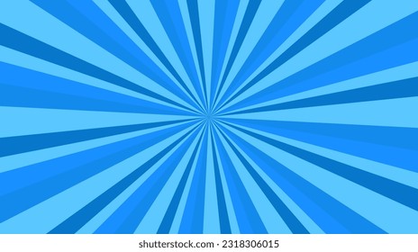 Ilustración Vector Gráfico Pop Art Blue Comic Fondo