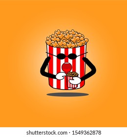 
Illustration vector graphic of popcorn character .good for template icon,web icon,t-shirt design,book cover,product packaging, etc.,