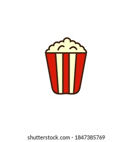 Illustration Vector Graphic of Popcorn Logo