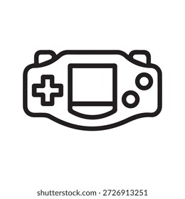 Illustration vector graphic of Portable Game Console Icon