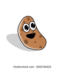 illustration vector graphic of potato. perfect for Snack pack, etc.