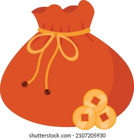 Ilustración Gráfica vectorial de bolso de bolsa. Bueno para la ilustración, logotipo, icono, activos de juego, etc
