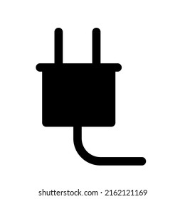 Illustration Vektorgrafik von Power-Plug-Icon. Eignet sich für elektrische, Steckdose, Kabel usw.