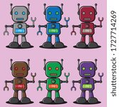 Illustration Vector Graphic of Premium mascot mechanical robot. fit for science product, education product etc.