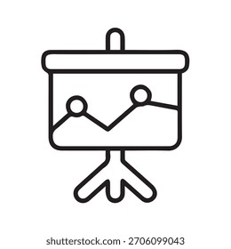 Ilustración Vector gráfico de presentación Diagrama Icono