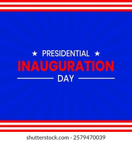 Illustration vector graphic of presidential inauguration day.