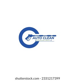 Illustration vector graphic of pressure power wash spray logo design template