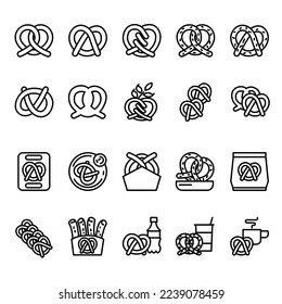 Illustration Vector Graphic of Pretzel icon