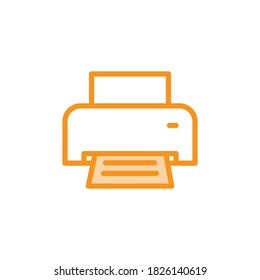 Illustration Vektorgrafik des Druckersymbol. Für Druck, Büro, Dokument, Inkjet etc. geeignet.