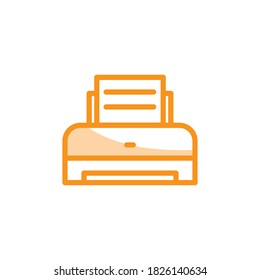 Illustration Vector graphic of printer icon. Fit for printout, office, document, inkjet etc.
