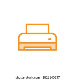 Illustration Vector graphic of printer icon. Fit for printout, office, document, inkjet etc.