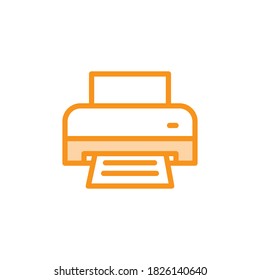 Illustration Vector graphic of printer icon. Fit for printout, office, document, inkjet etc.