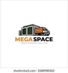 Illustration, Vektorgrafik einer professionellen Speicherlösung, Business-Logo-Design-Vorlage