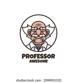 Ilustración vectorial gráfico del Profesor, bueno para el diseño del logotipo