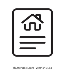 Ilustración Vector gráfico de la propiedad Documento Icono