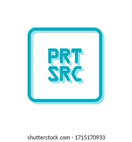 Illustration vector graphic of prt scr icon