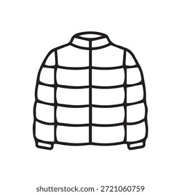 Illustration Vektorgrafik von Puffer Jacket Icon