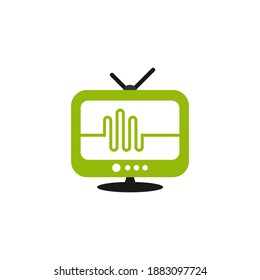 Illustration Vector Graphic of Pulse Television. Perfect to use for Technology Company