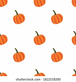 illustration vector graphic of pumpkin seamless pattern